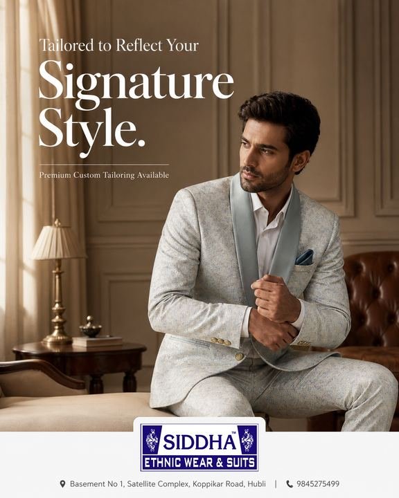 Signature style, tailored to you — Suits